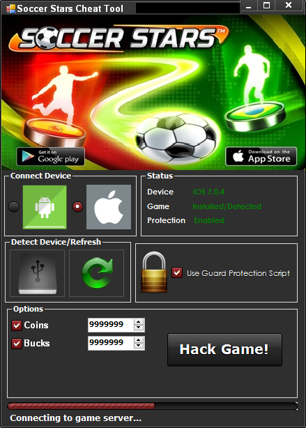 soccer stars hack android no survey